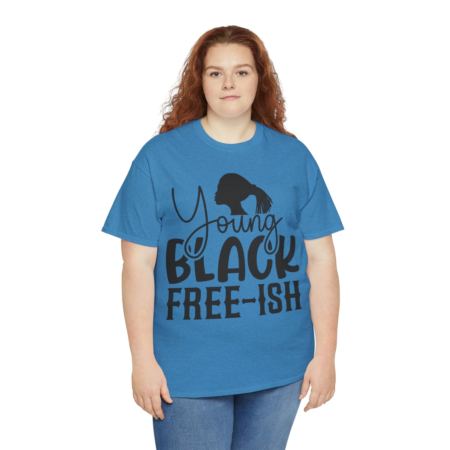 Young Black Unisex Heavy Cotton Tee