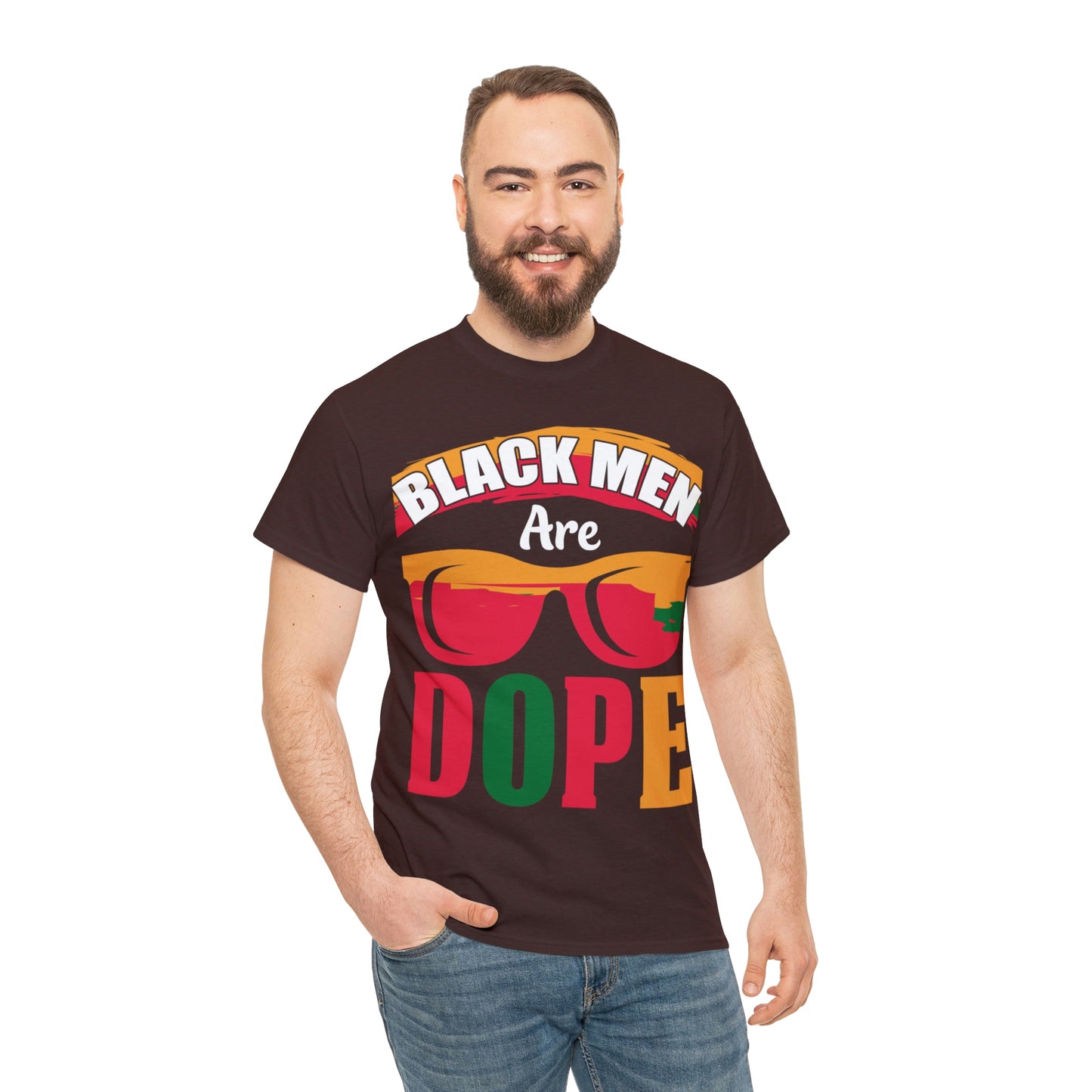 Black Man Dope Unisex Heavy Cotton Tee
