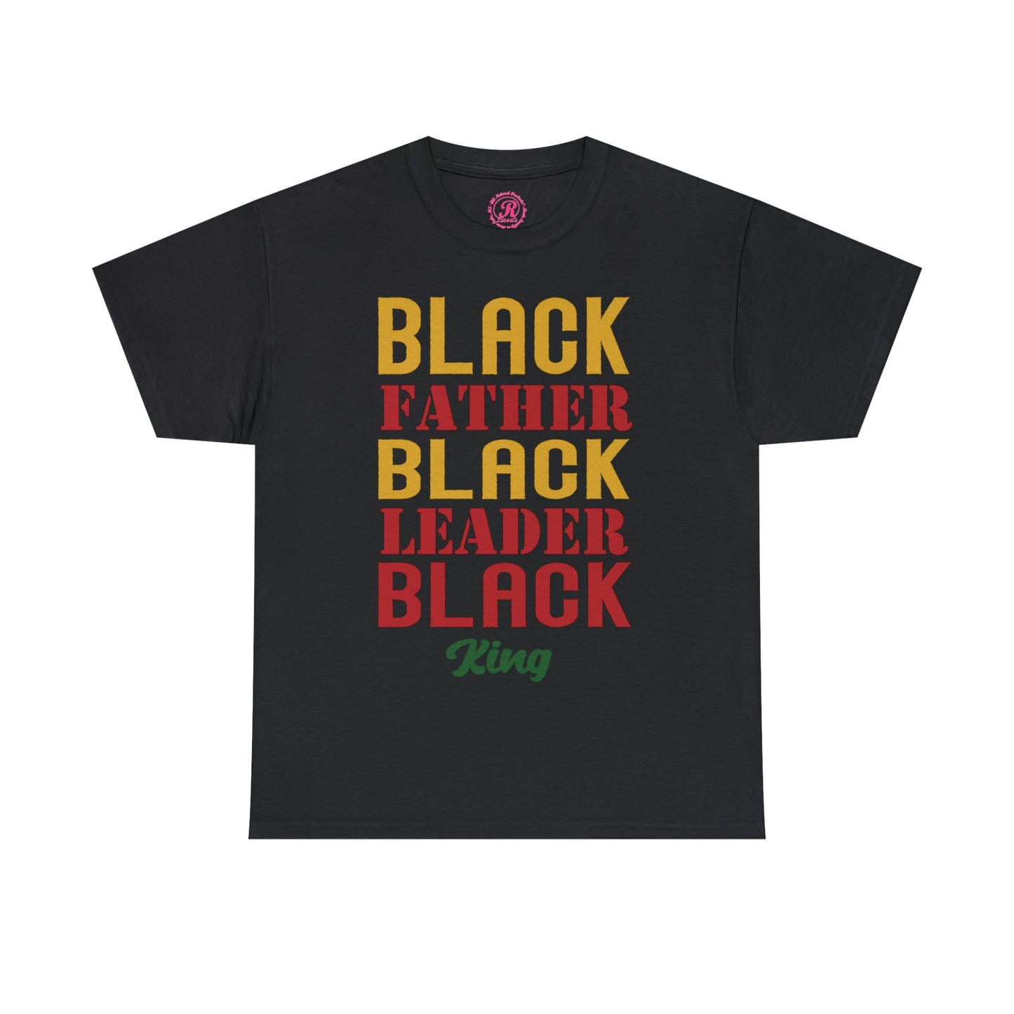 Black Fathers Block Unisex Heavy Cotton Tee