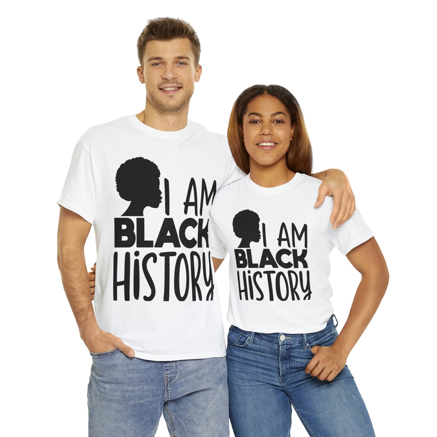 I Am Black History Unisex Heavy Cotton Tee