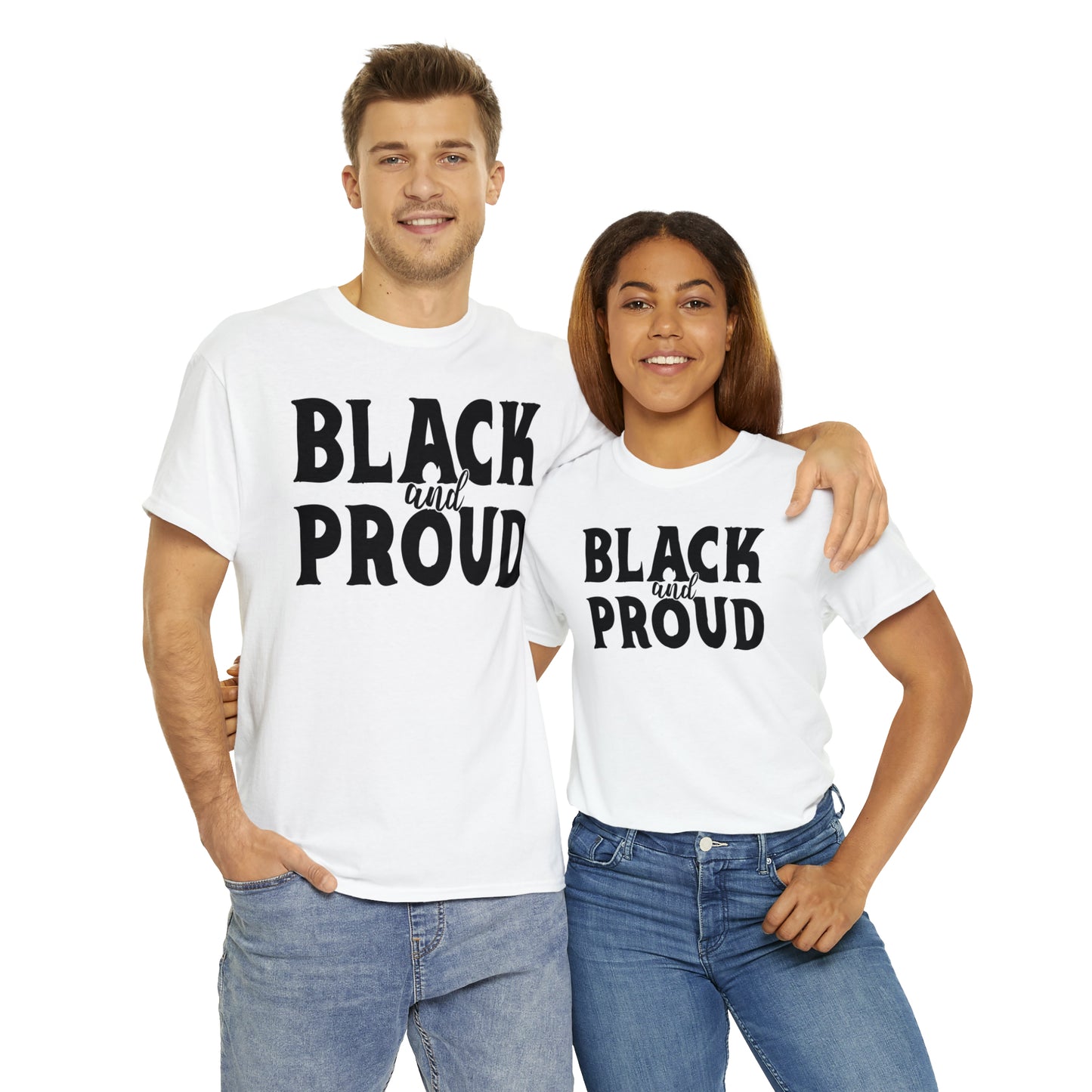 Proud (Vinyl Cut-1Color) Unisex Heavy Cotton Tee