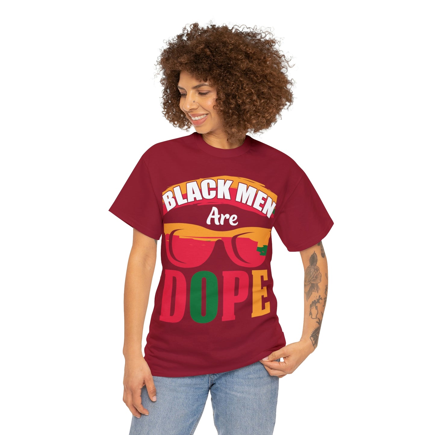Black Man Dope Unisex Heavy Cotton Tee
