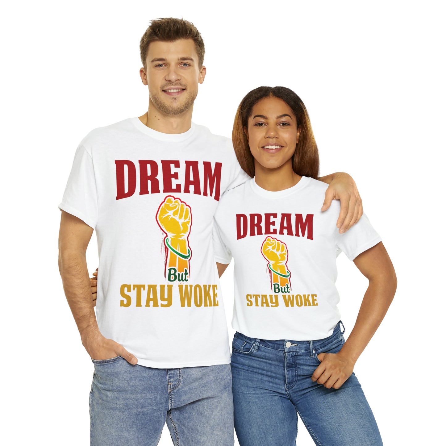 Stay Woke Unisex Heavy Cotton Tee
