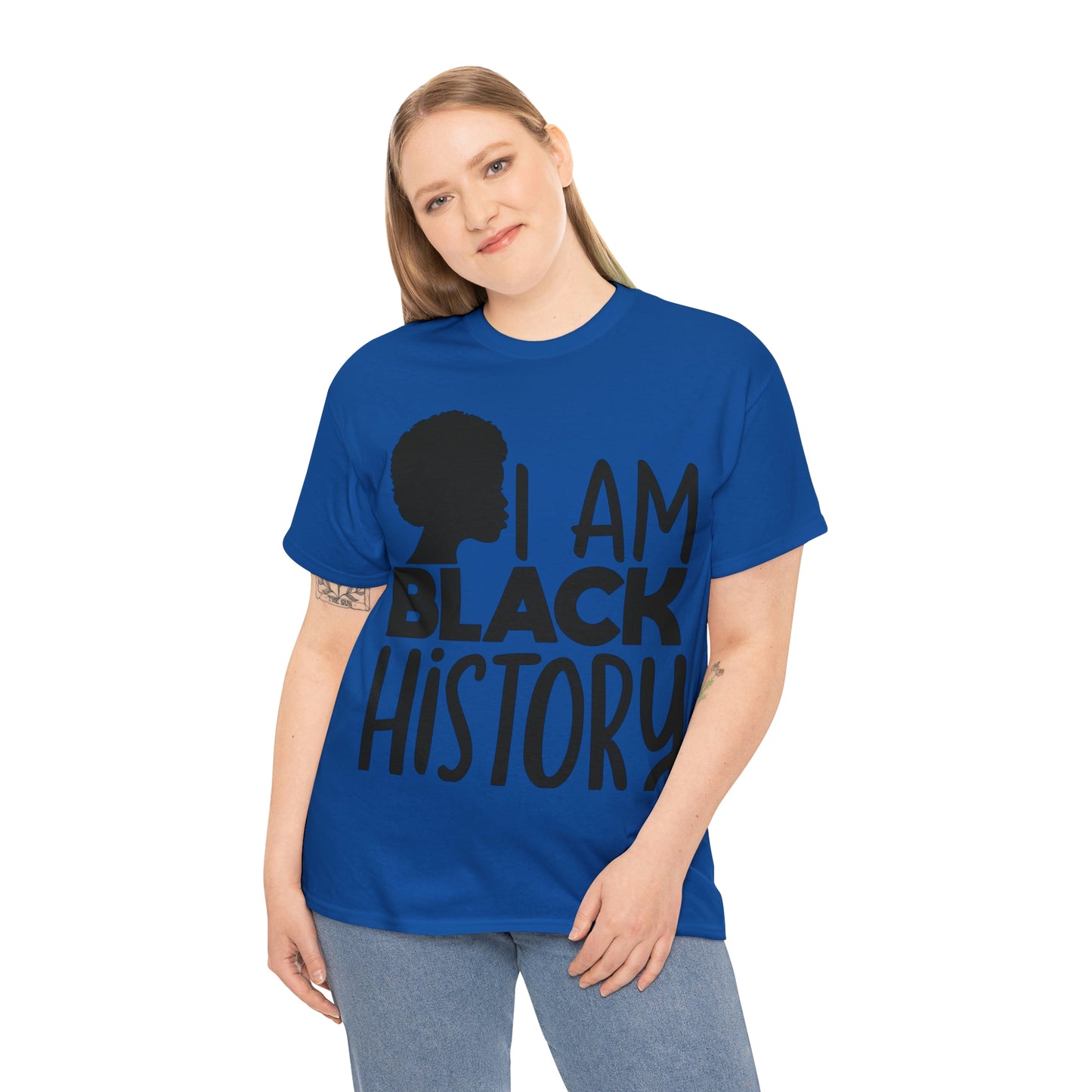 I Am Black History Unisex Heavy Cotton Tee