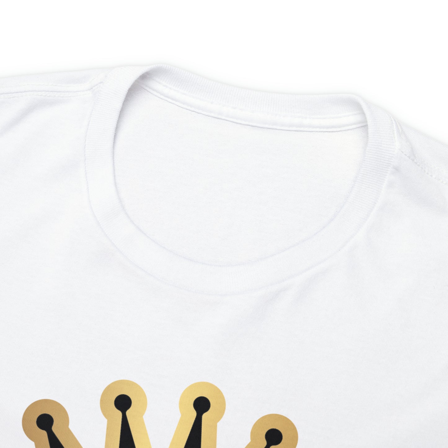 Pisces King DTF Print Unisex Heavy Cotton Tee