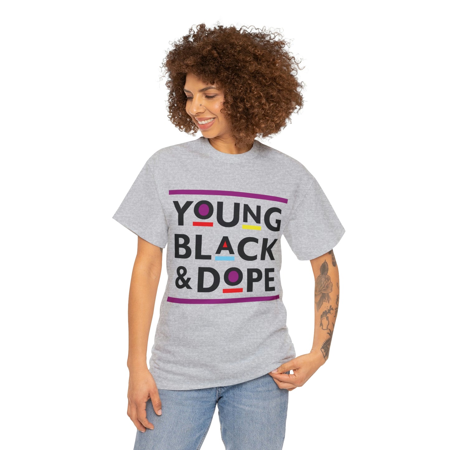 Young black & Dope Unisex Heavy Cotton Tee