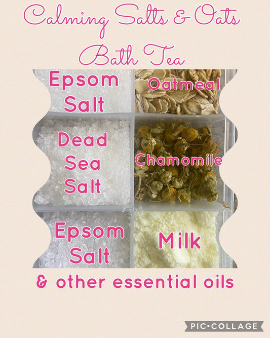 Calming Salts & Oats Bath Tea