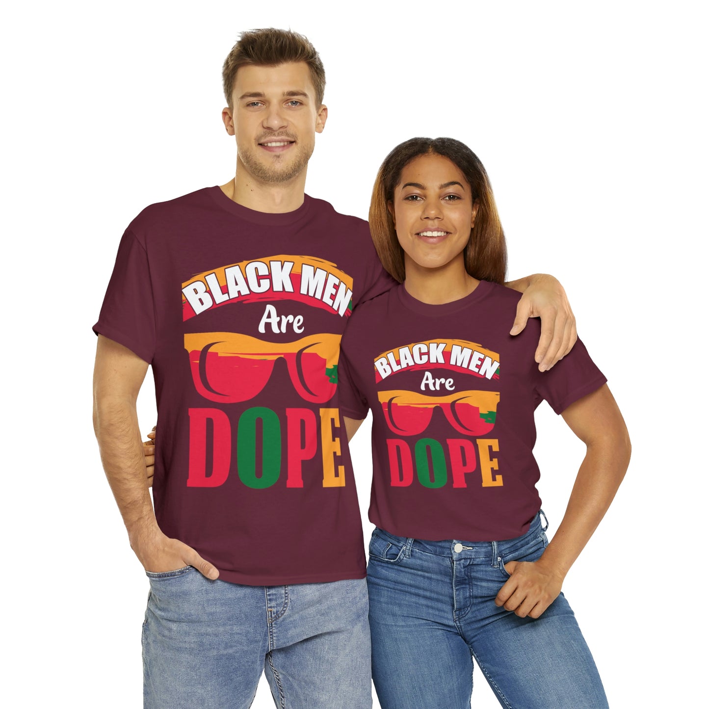 Black Man Dope Unisex Heavy Cotton Tee