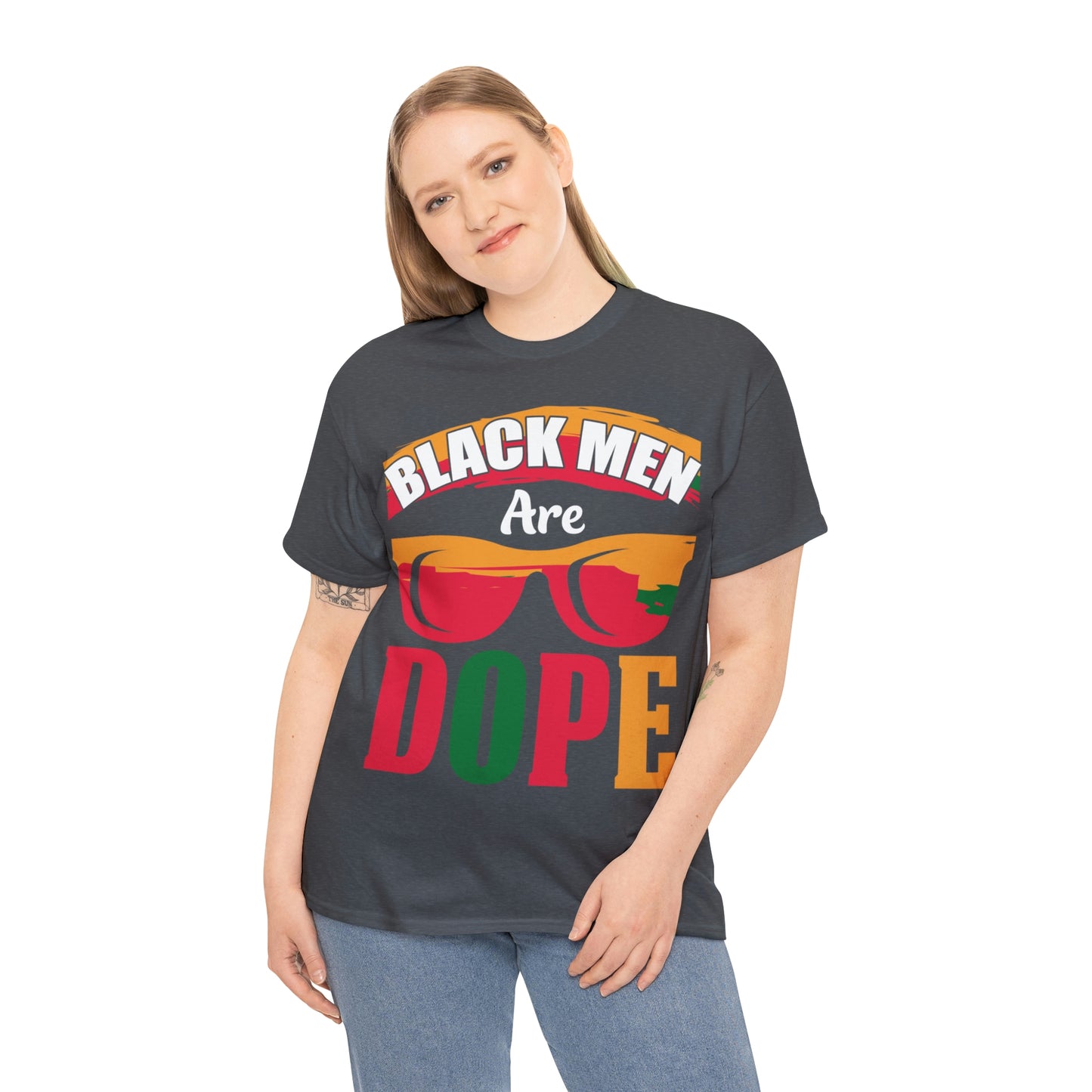 Black Man Dope Unisex Heavy Cotton Tee