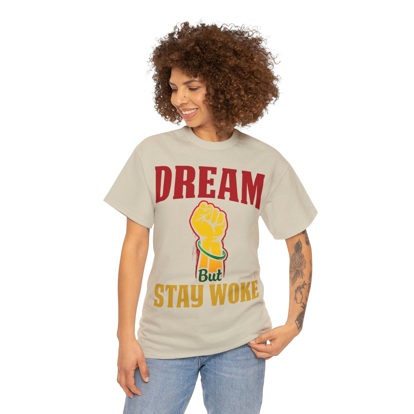 Dream/Woke Unisex Heavy Cotton Tee