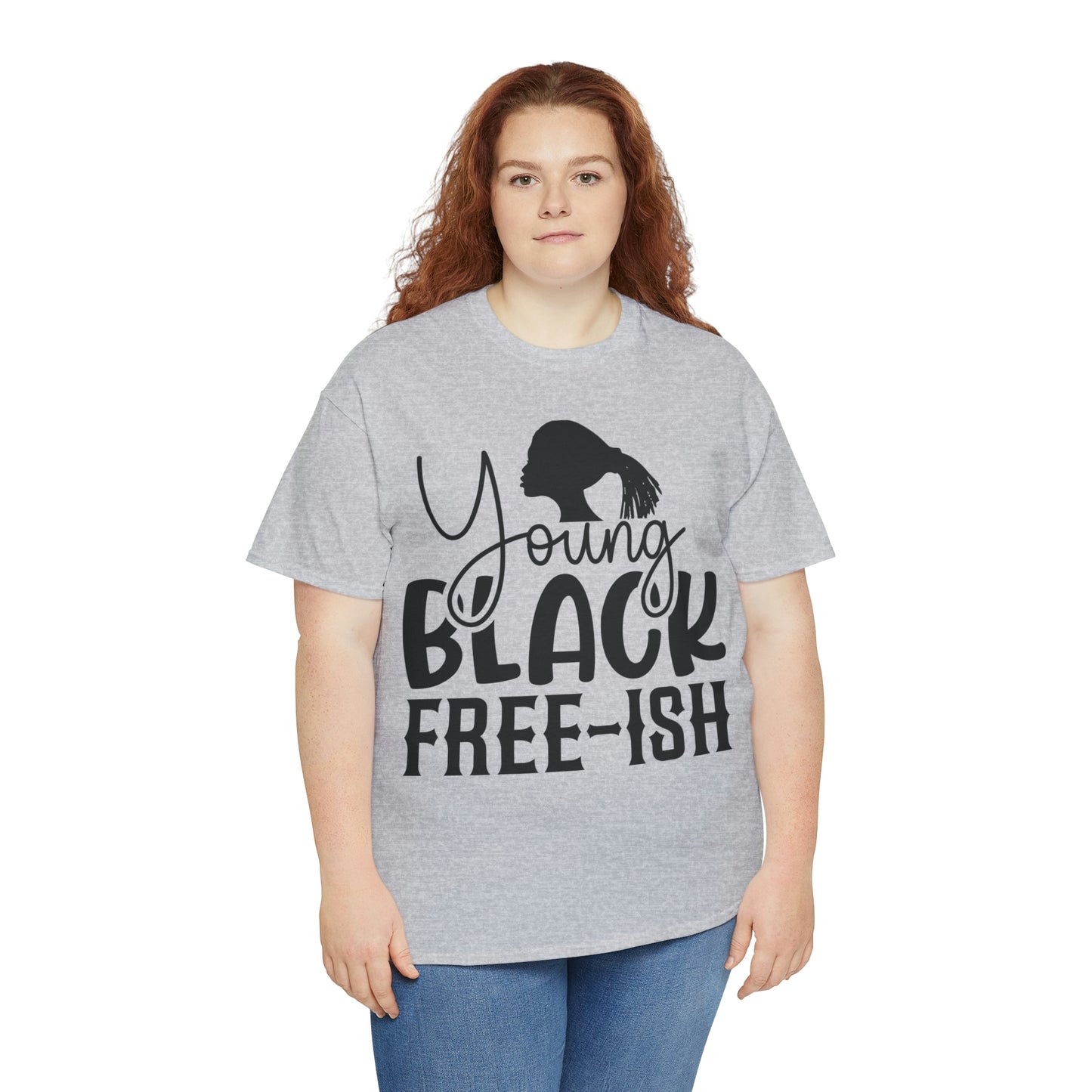 Young Black Unisex Heavy Cotton Tee