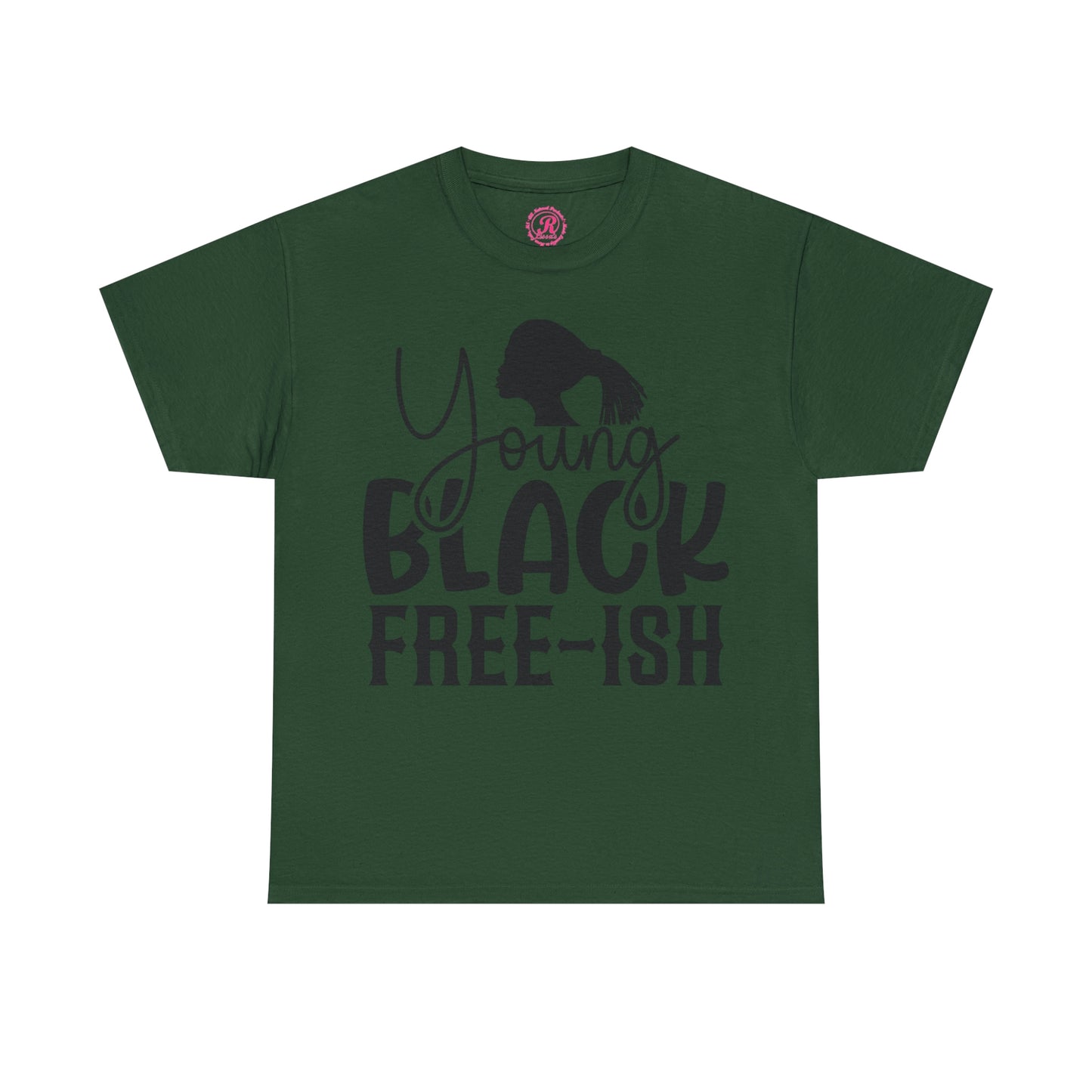 Young Black Unisex Heavy Cotton Tee