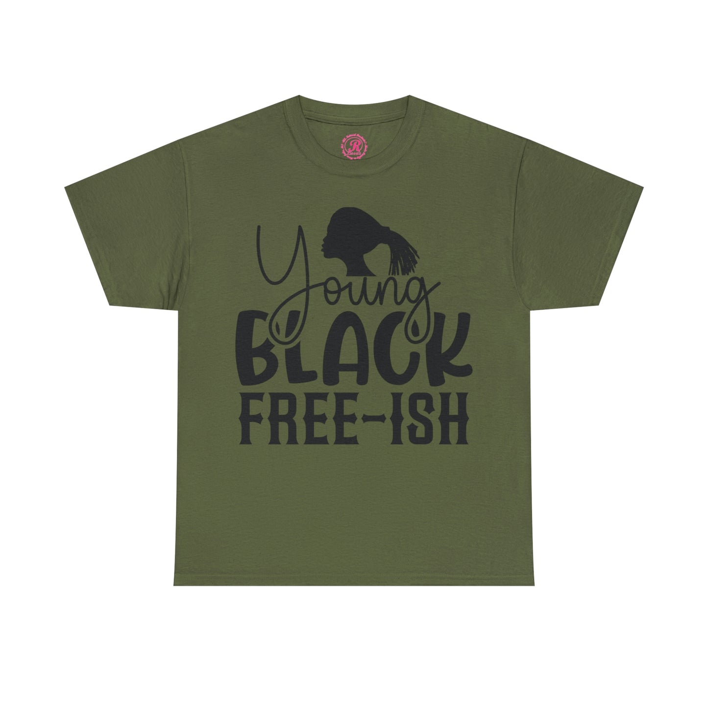Young Black Unisex Heavy Cotton Tee