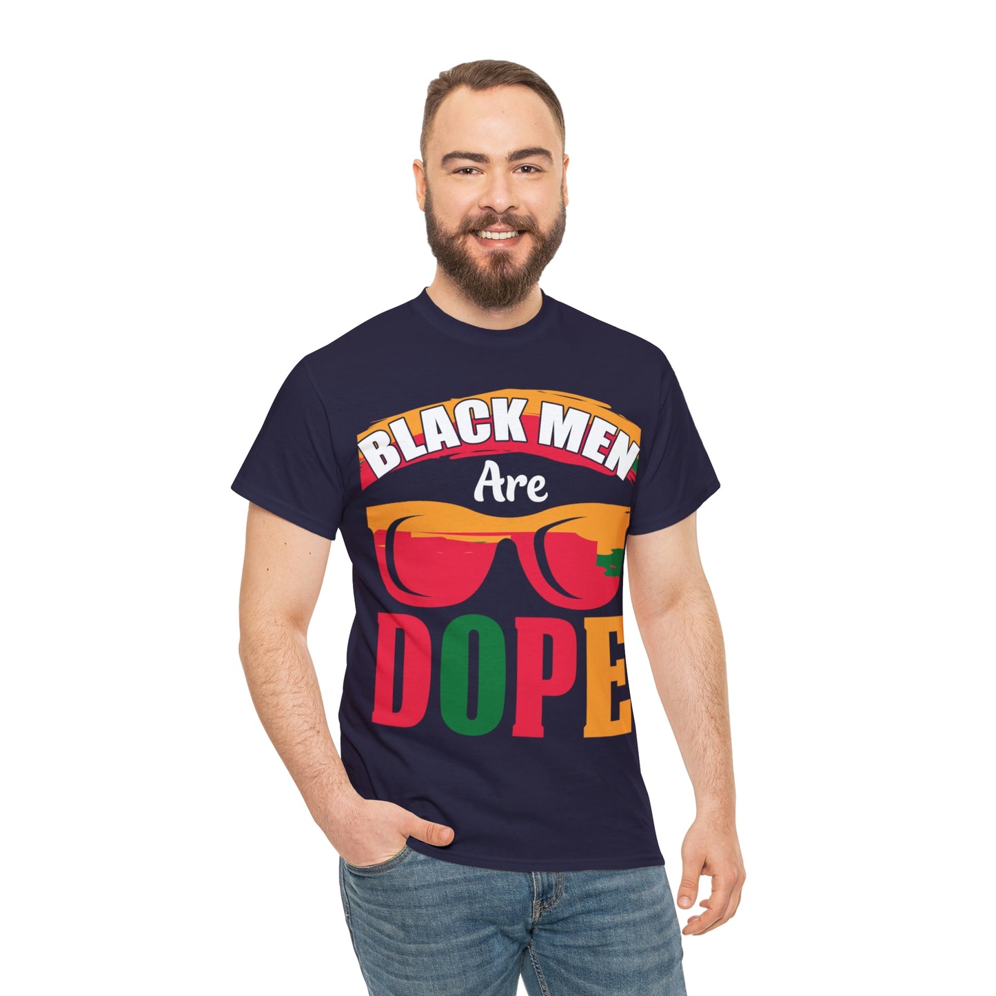 Black Man Dope Unisex Heavy Cotton Tee