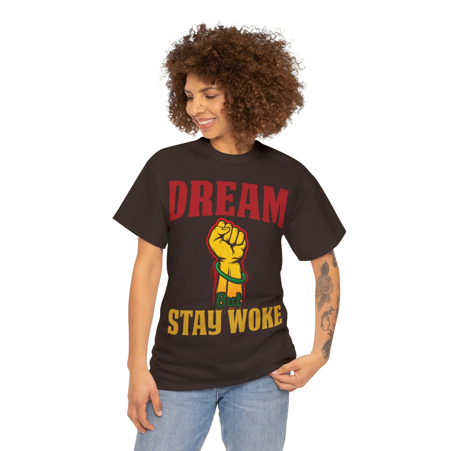 Dream/Woke Unisex Heavy Cotton Tee