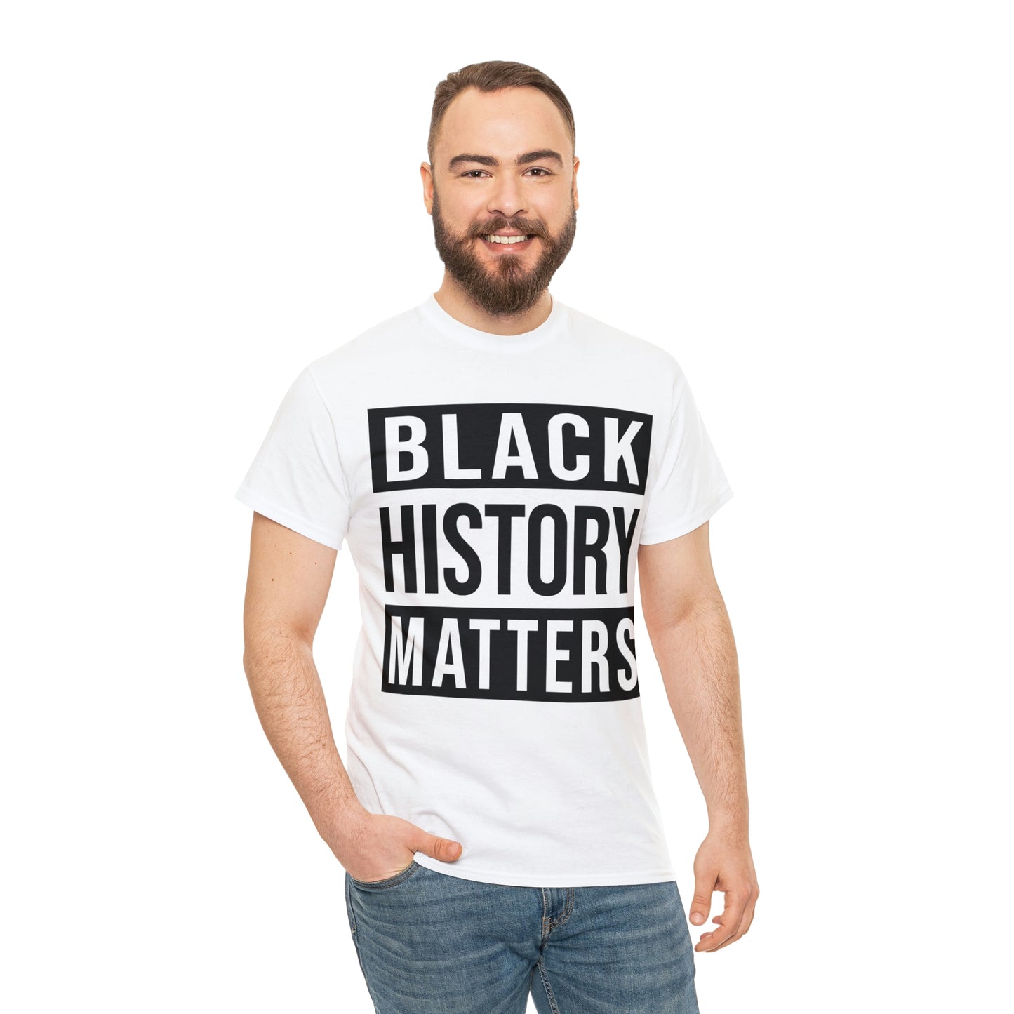 Black History Matters Unisex Heavy Cotton Tee