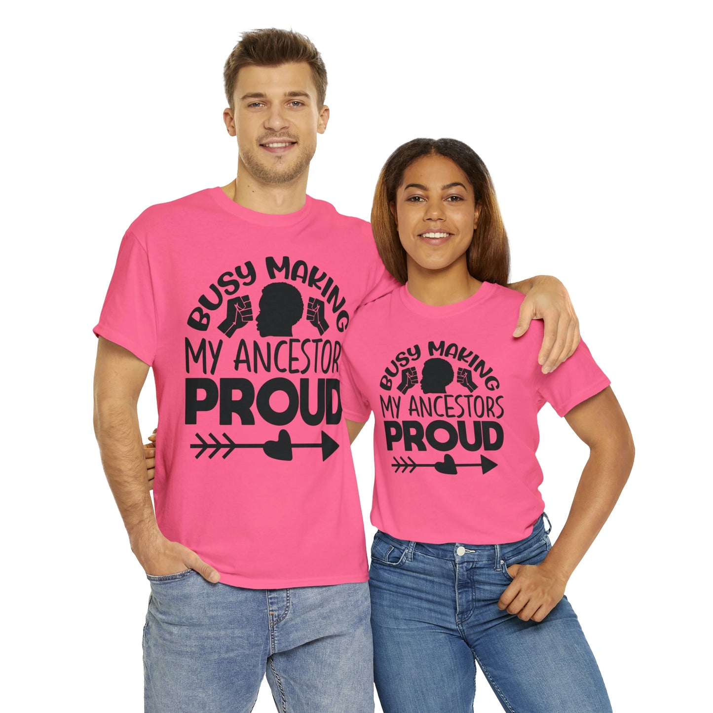 Busy Making Ancestors Unisex Heavy Cotton Tee