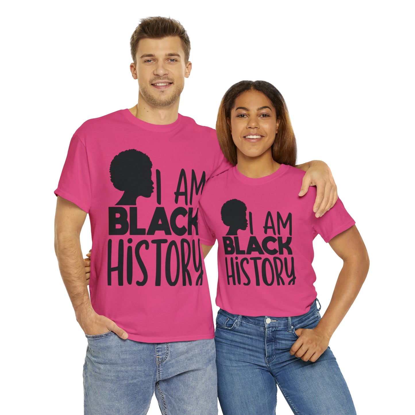 I Am Black History Unisex Heavy Cotton Tee