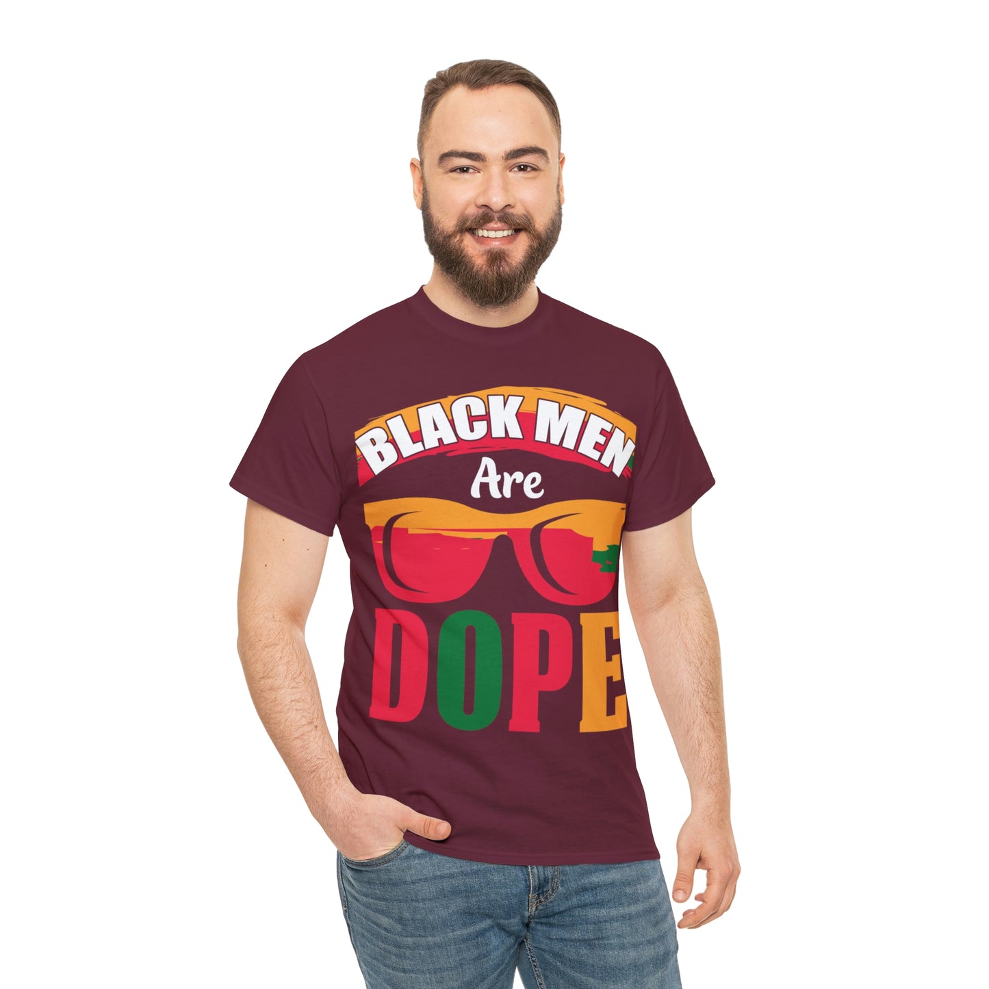 Black Man Dope Unisex Heavy Cotton Tee