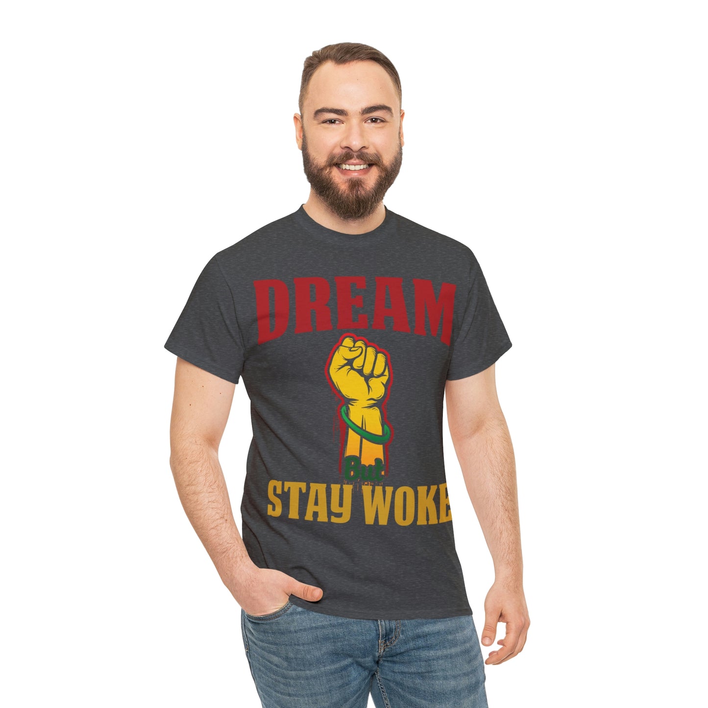 Dream/Woke Unisex Heavy Cotton Tee