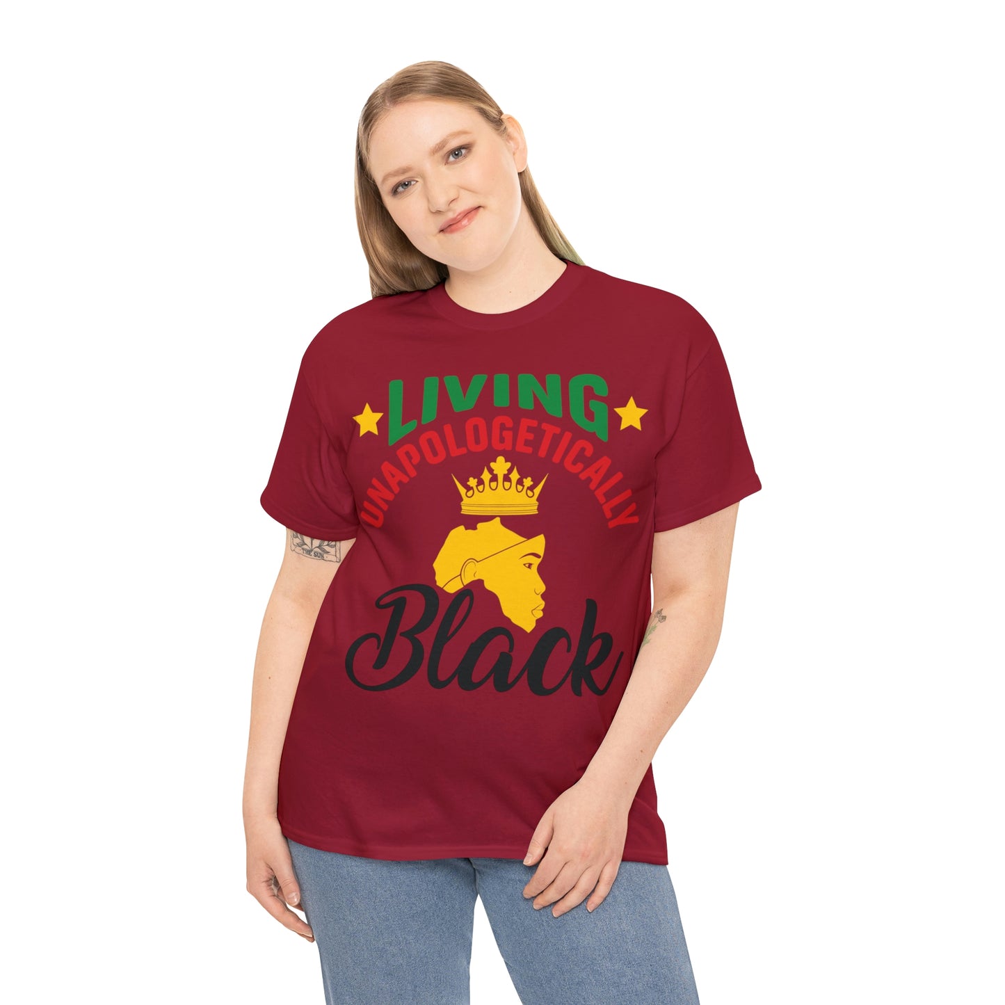 Living Unapologetically Unisex Heavy Cotton Tee