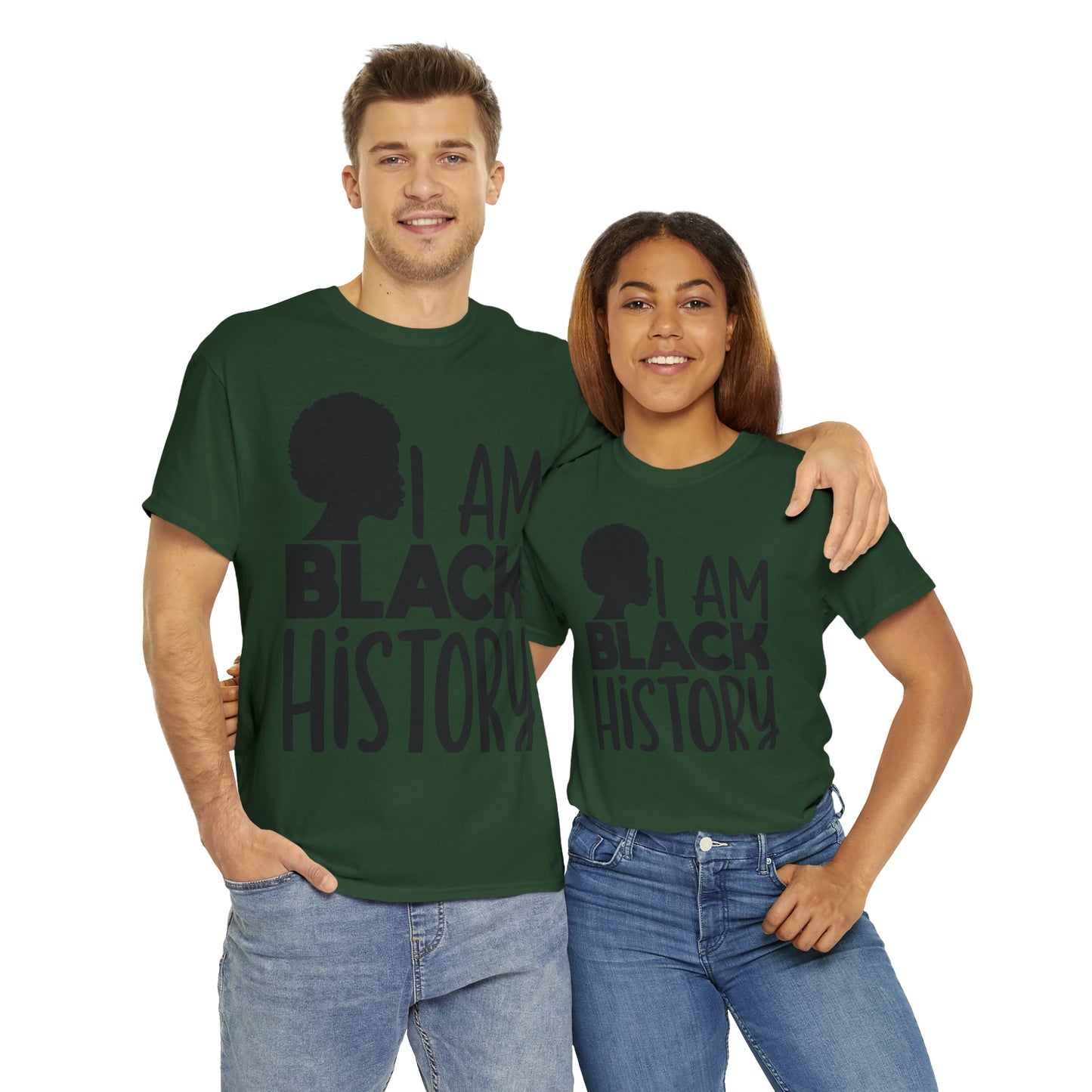I Am Black History Unisex Heavy Cotton Tee