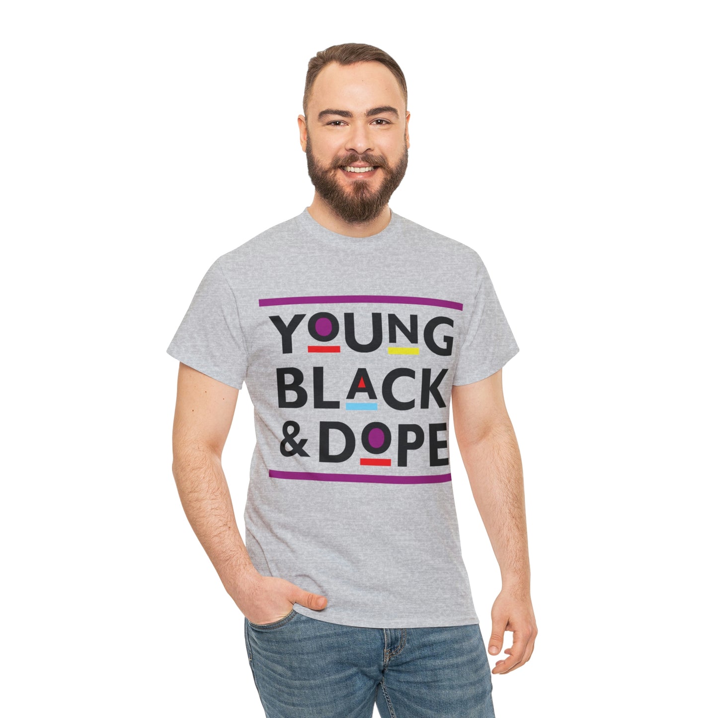 Young black & Dope Unisex Heavy Cotton Tee