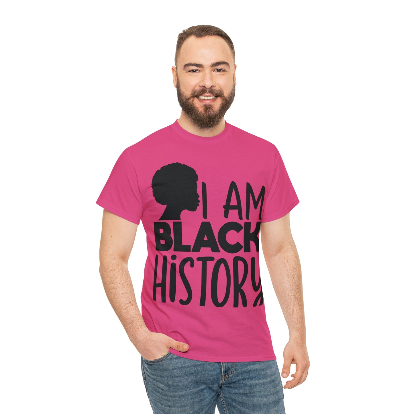 I Am Black History Unisex Heavy Cotton Tee