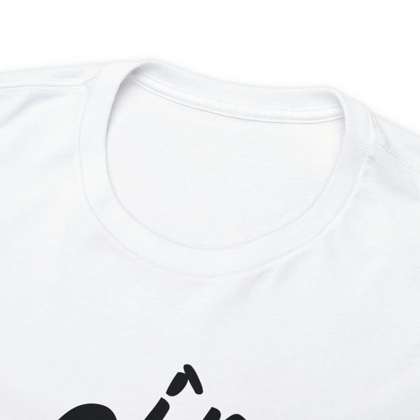 Black (Vinyl Cut-1 color) Unisex Heavy Cotton Tee