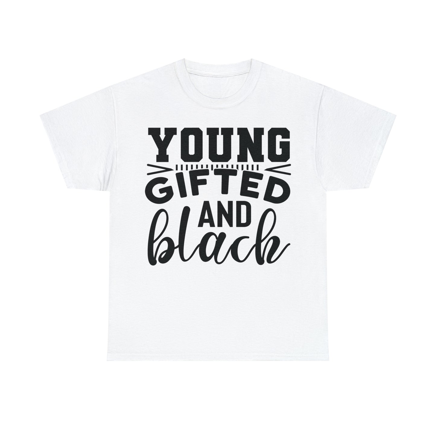 Gifted (Vinyl Cut-1 color) Unisex Heavy Cotton Tee