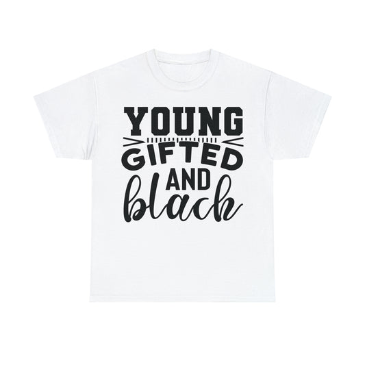 Gifted (Vinyl Cut-1 color) Unisex Heavy Cotton Tee