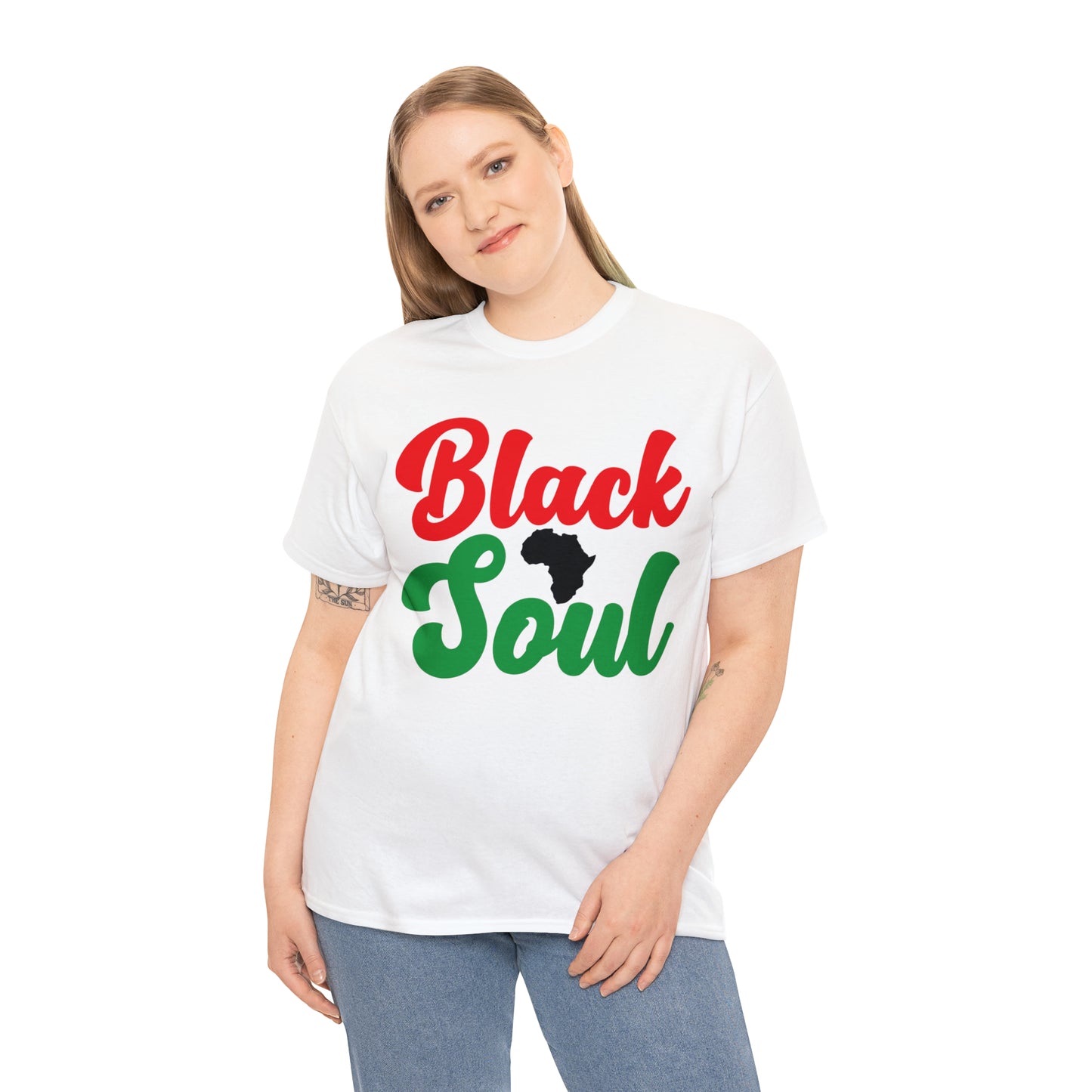 Soul (Vinyl Print-3 Color) Unisex Heavy Cotton Tee