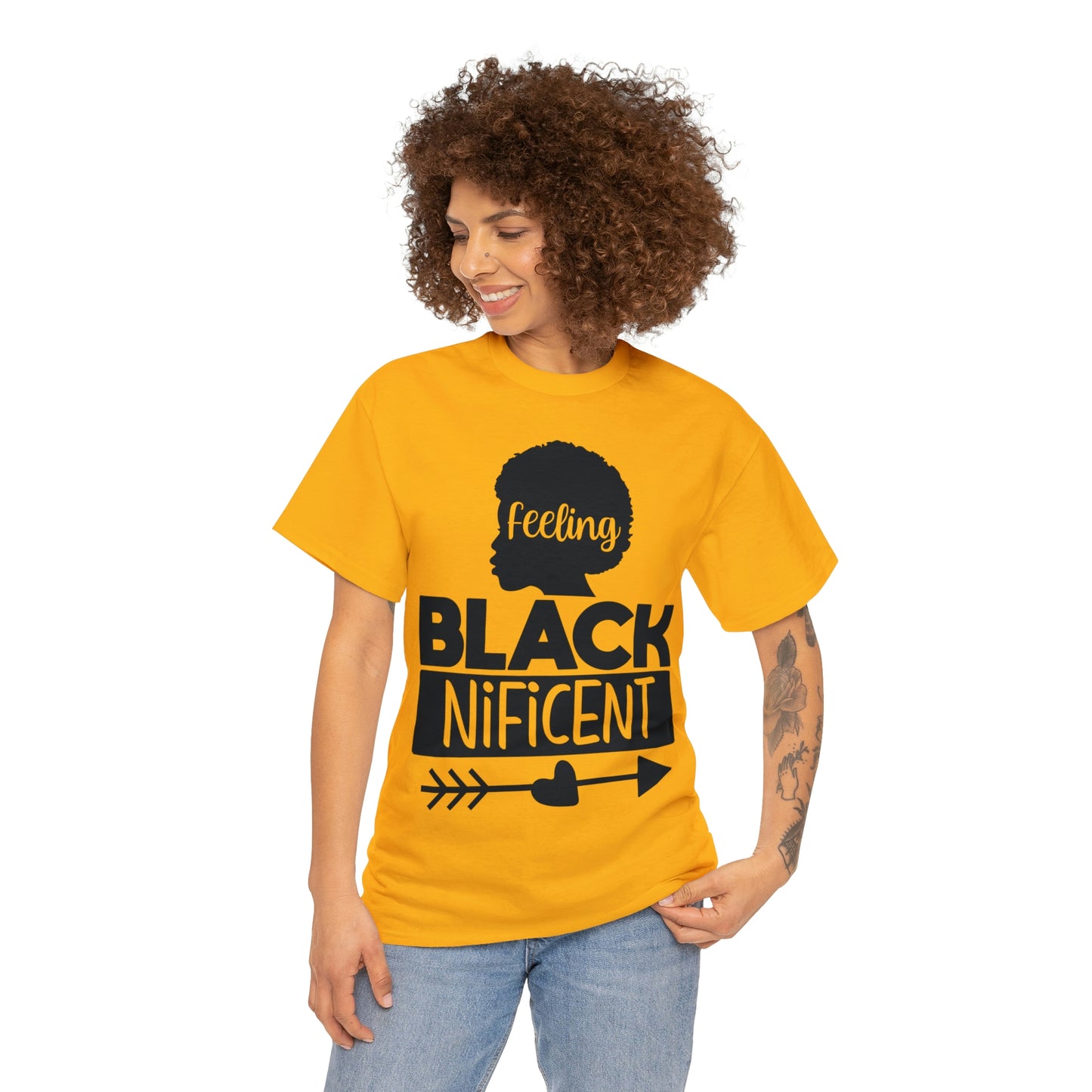 Feeling Blacknificent Unisex Heavy Cotton Tee