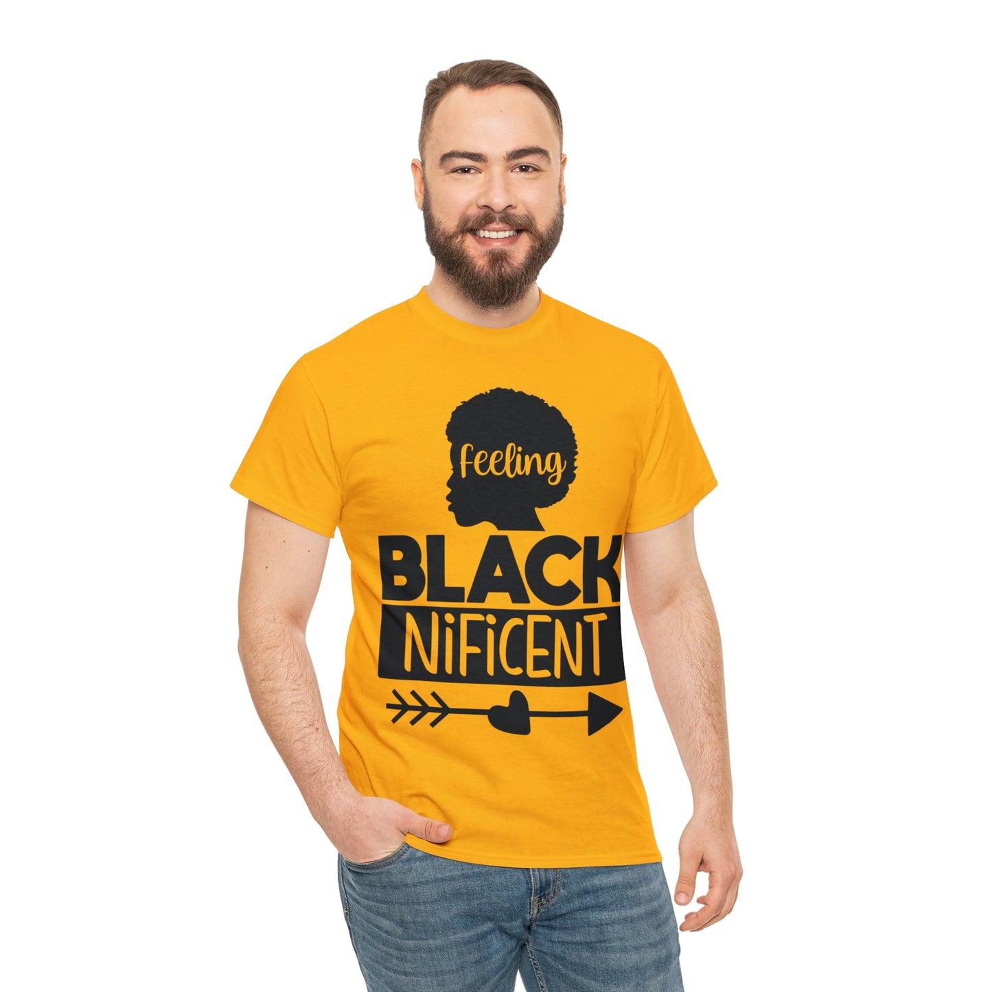 Feeling Blacknificent Unisex Heavy Cotton Tee