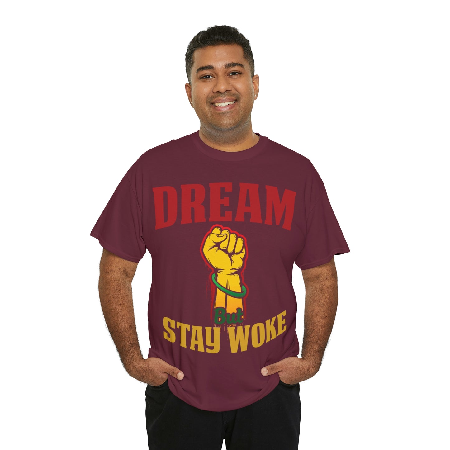 Dream/Woke Unisex Heavy Cotton Tee