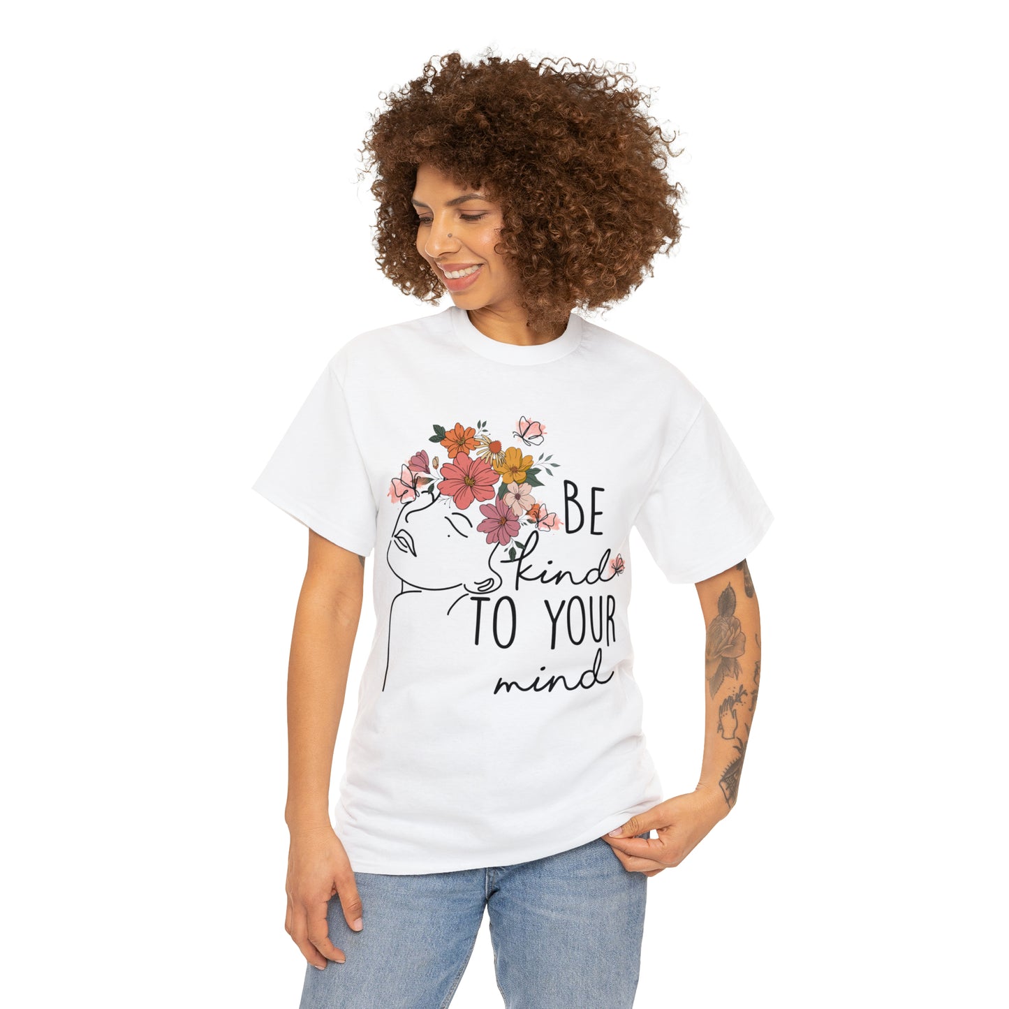 Be Kind to Your Mind Unisex Heavy Cotton Tee