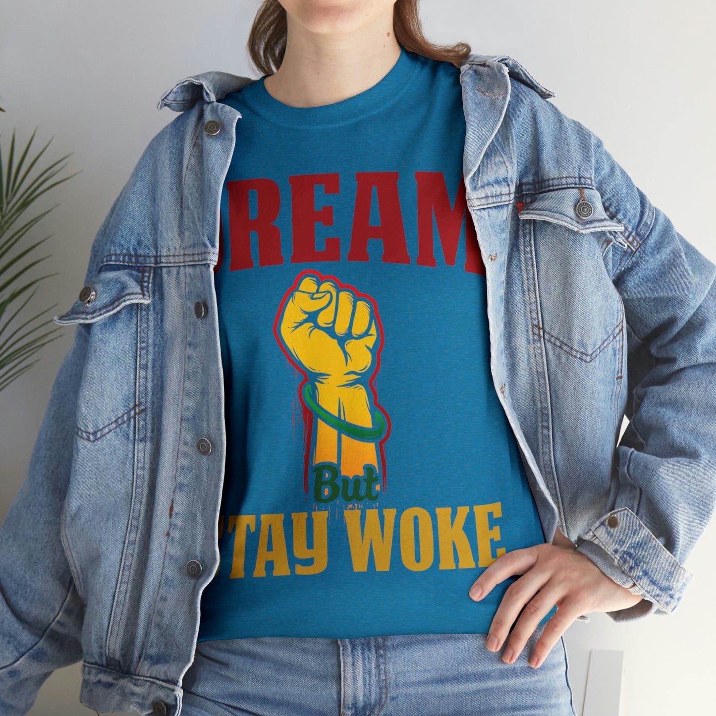 Dream/Woke Unisex Heavy Cotton Tee