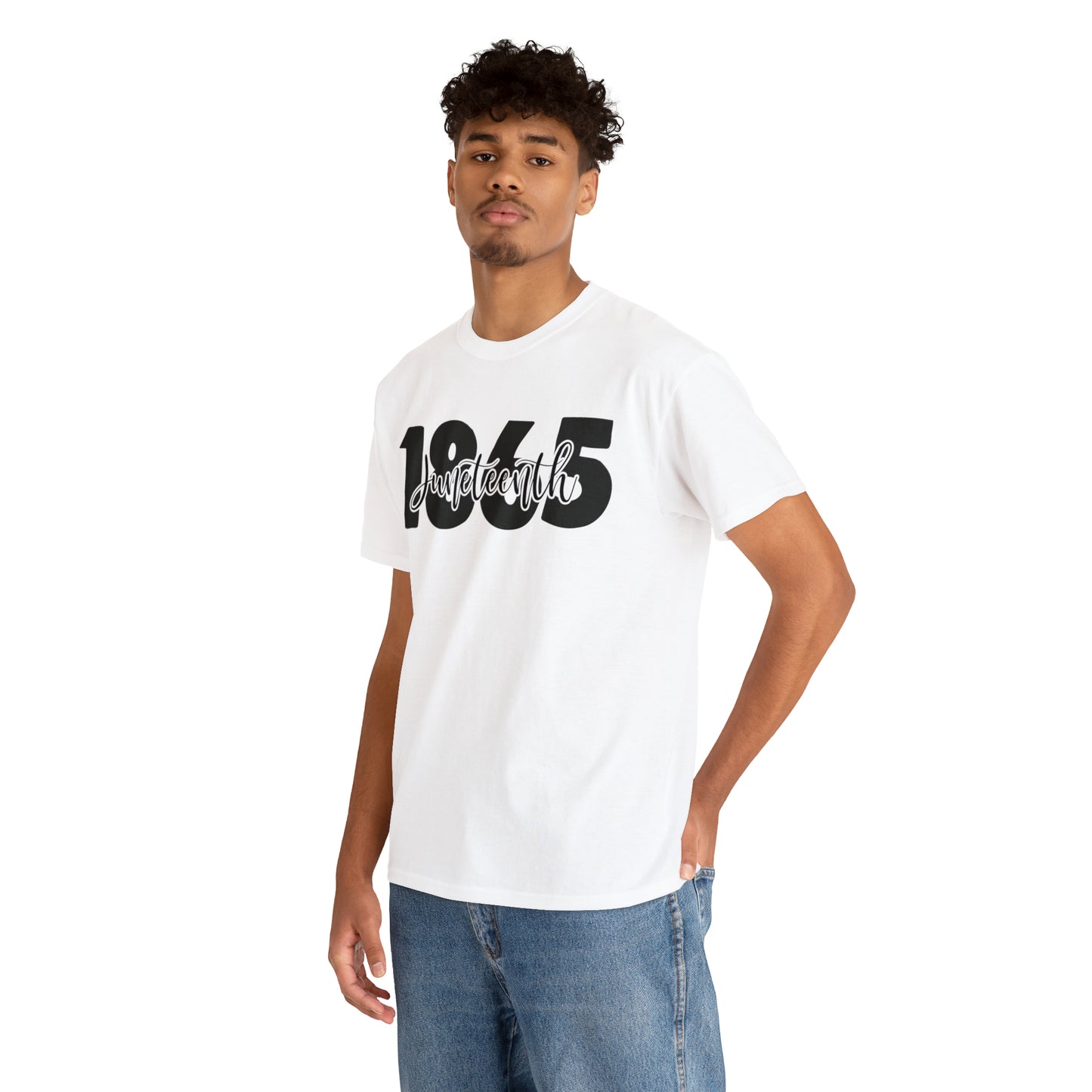 1865 (Vinyl Print-1 Color) Unisex Heavy Cotton Tee