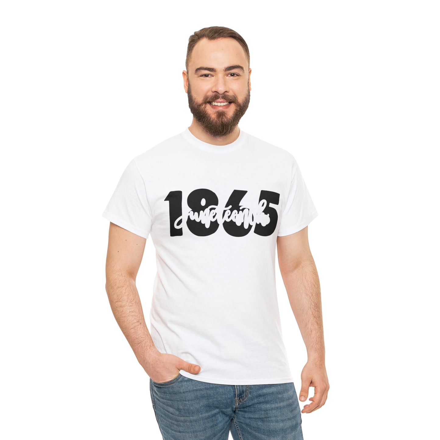 1865 (Vinyl Print-1 Color) Unisex Heavy Cotton Tee