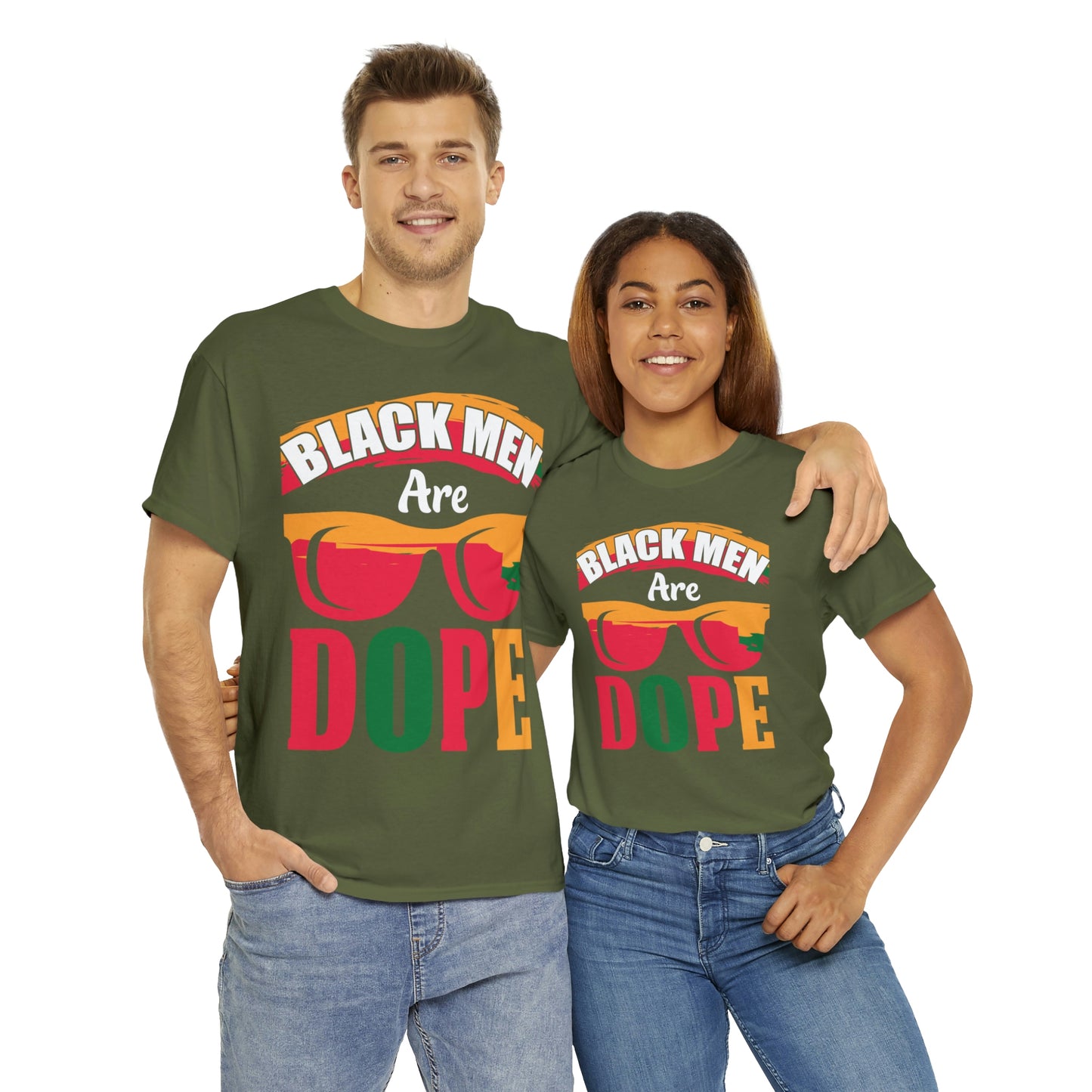 Black Man Dope Unisex Heavy Cotton Tee