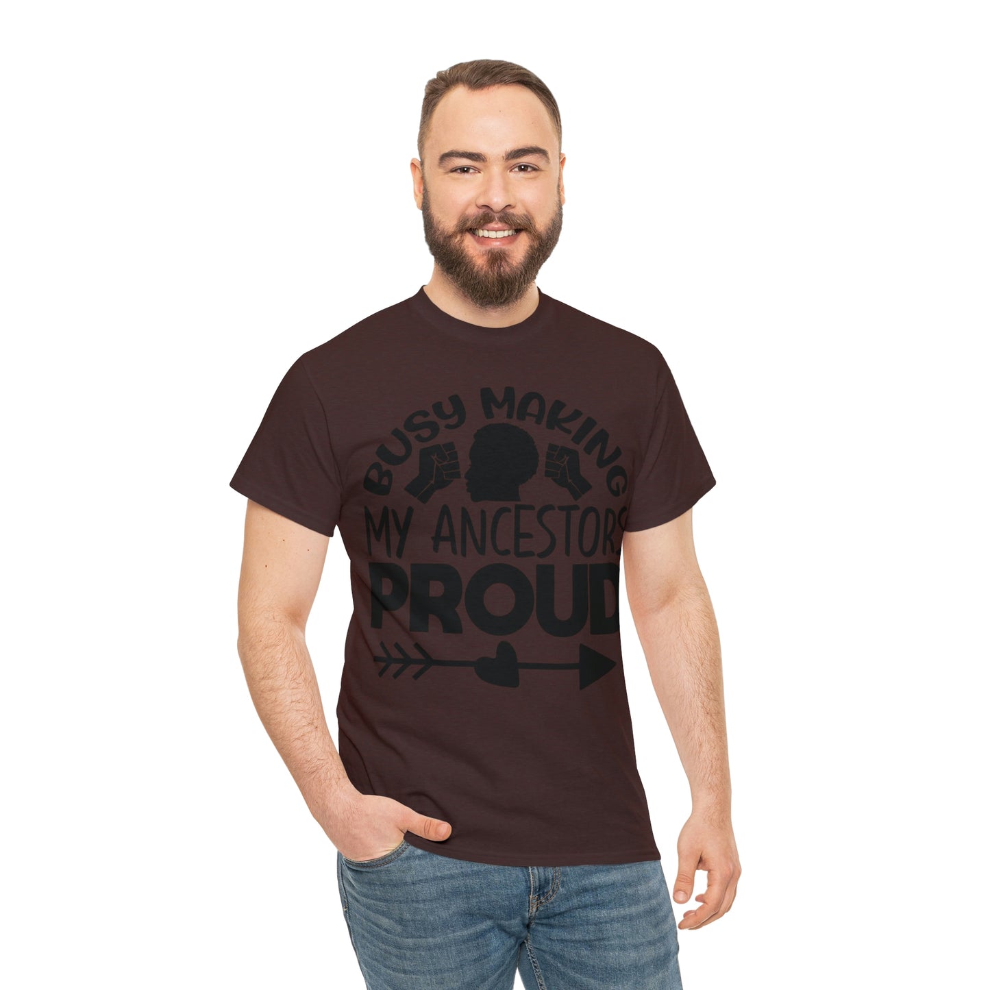 Busy Making Ancestors Unisex Heavy Cotton Tee