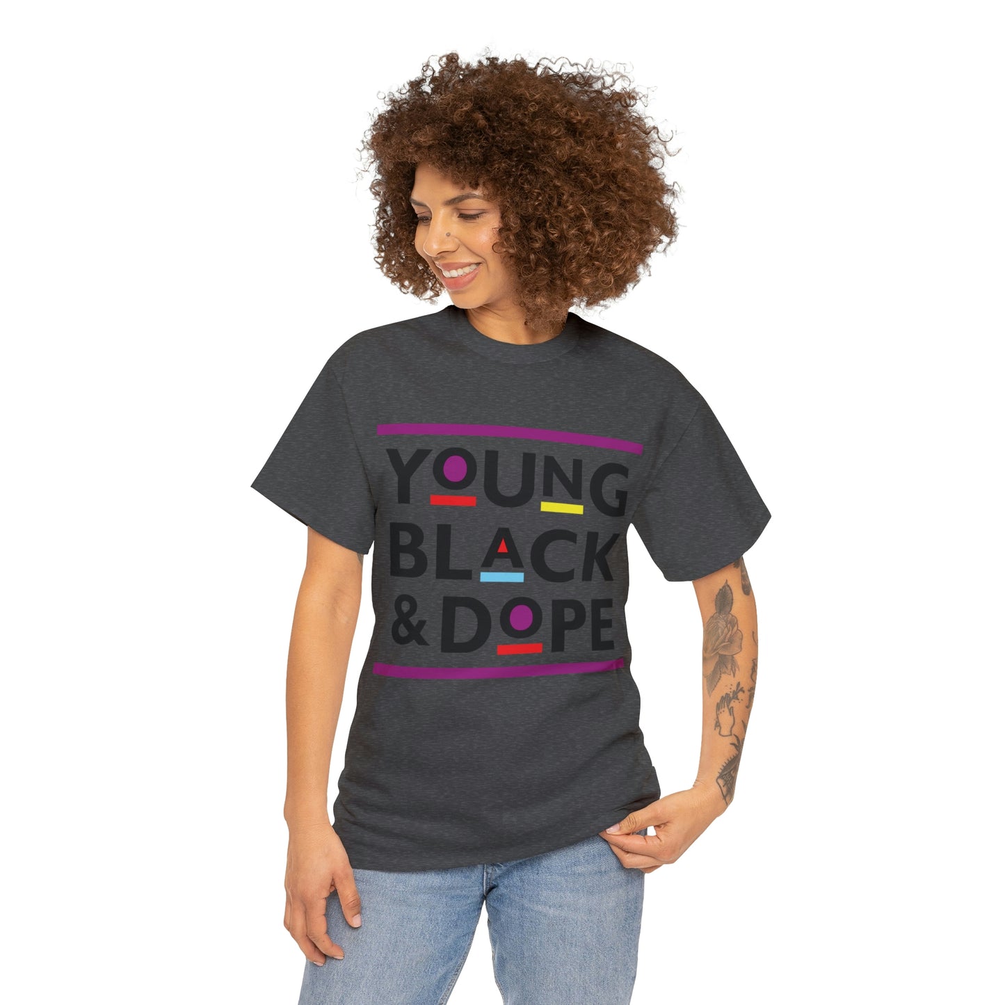 Young black & Dope Unisex Heavy Cotton Tee
