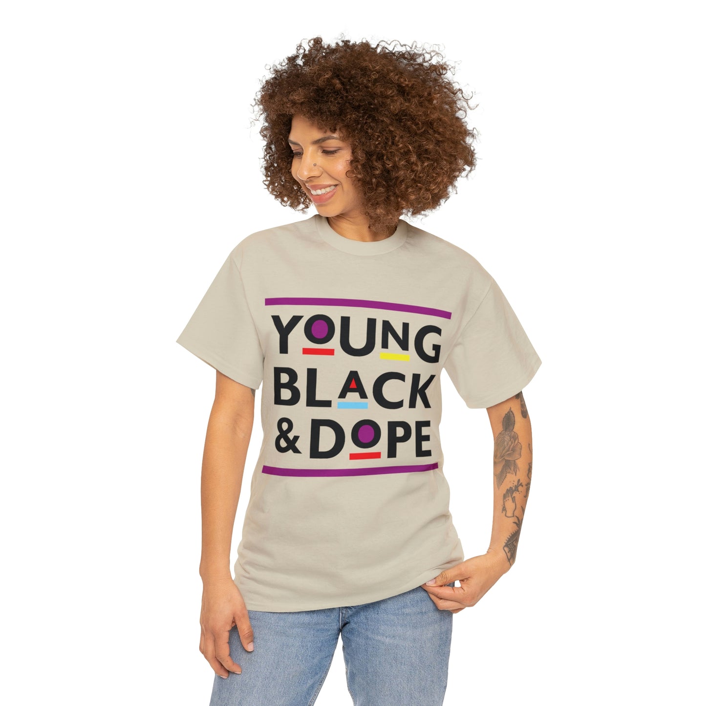 Young black & Dope Unisex Heavy Cotton Tee