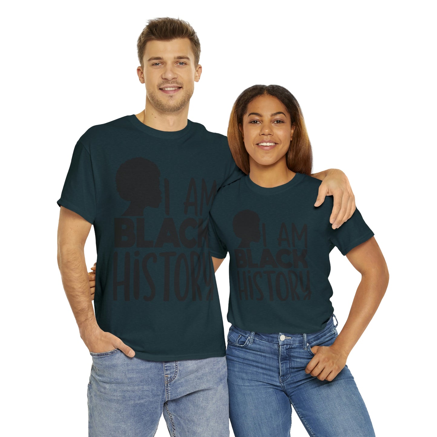 I Am Black History Unisex Heavy Cotton Tee