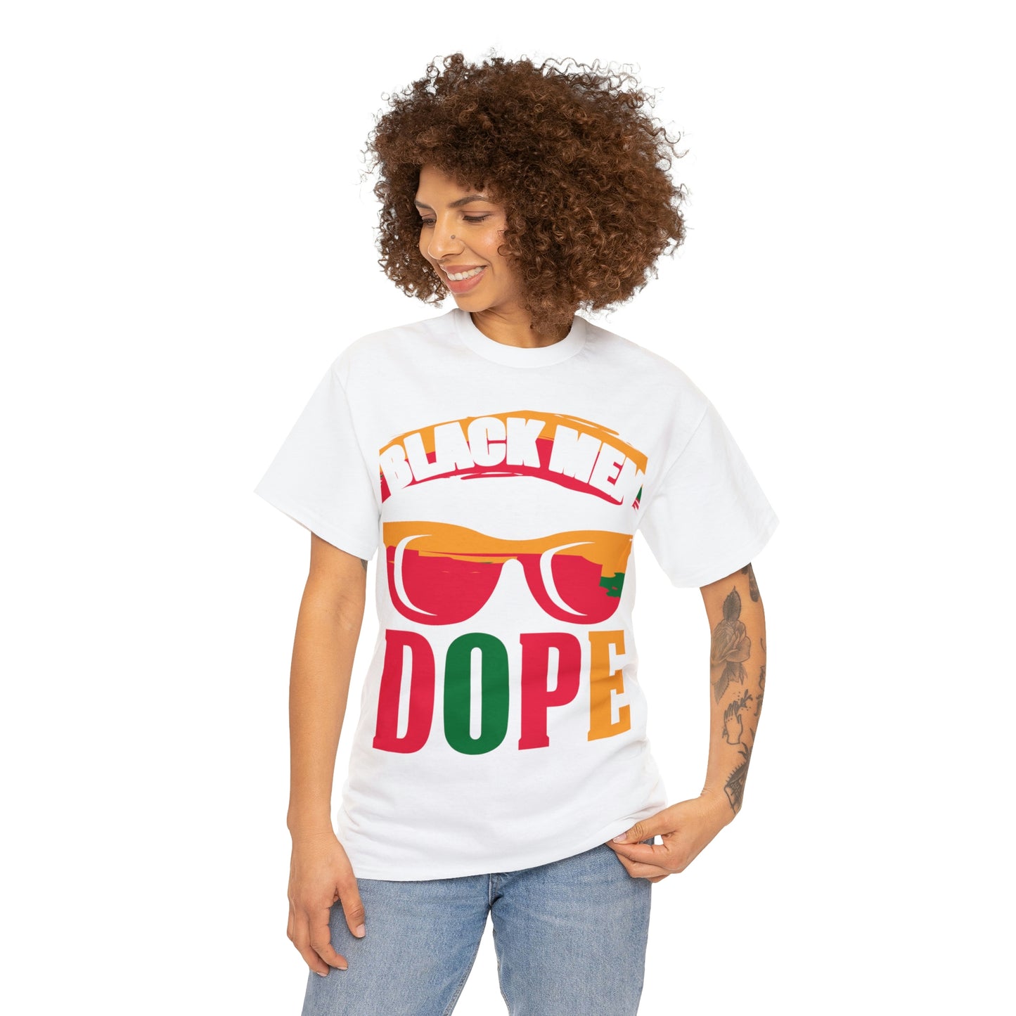 Black Man Dope Unisex Heavy Cotton Tee