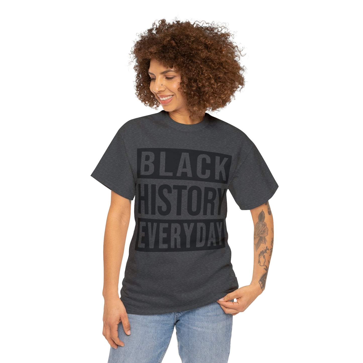 Black History Everyday Unisex Heavy Cotton Tee