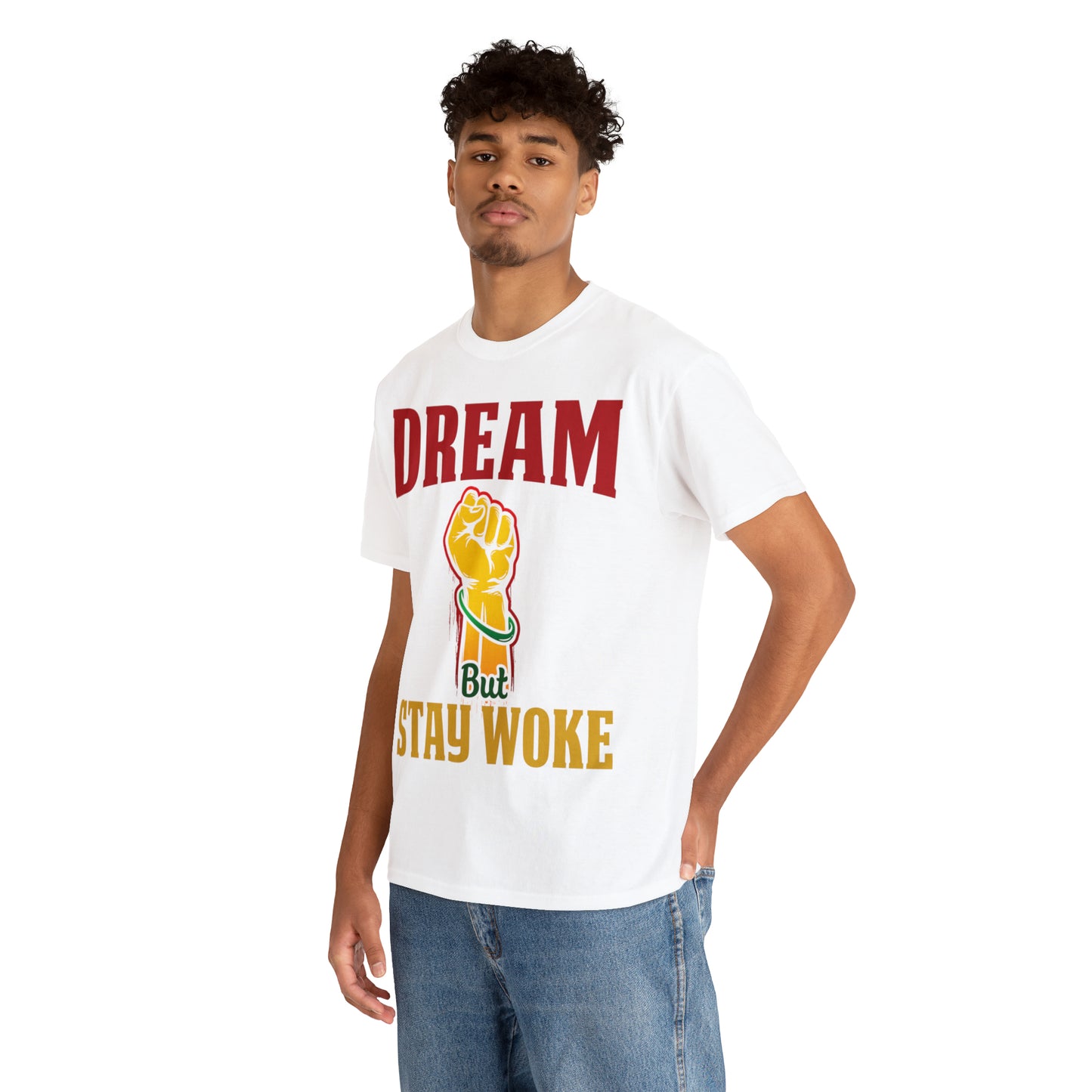 Stay Woke Unisex Heavy Cotton Tee