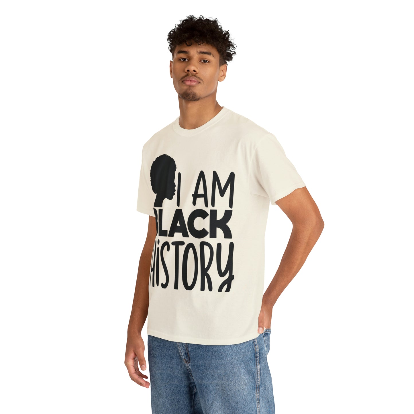I Am Black History Unisex Heavy Cotton Tee