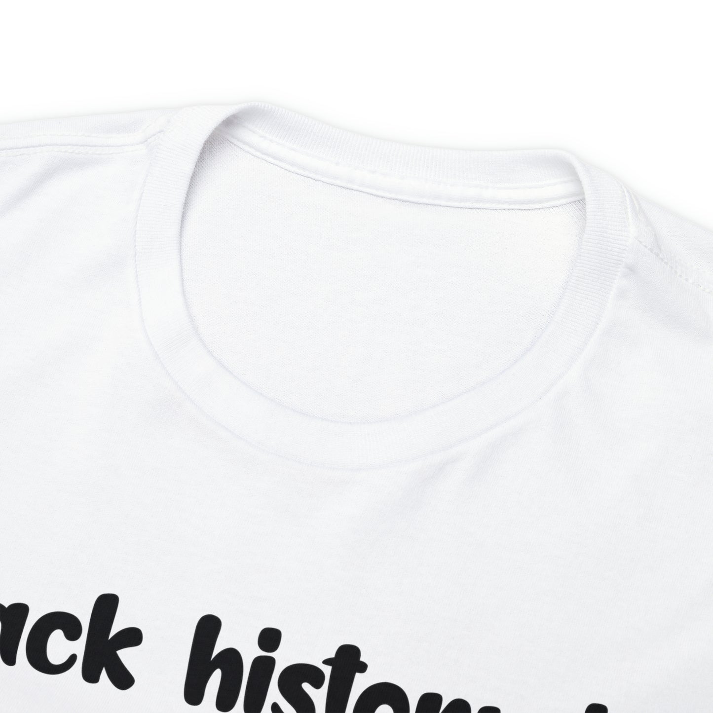 Amer Hist (Vinyl Cut-1 Color) Unisex Heavy Cotton Tee