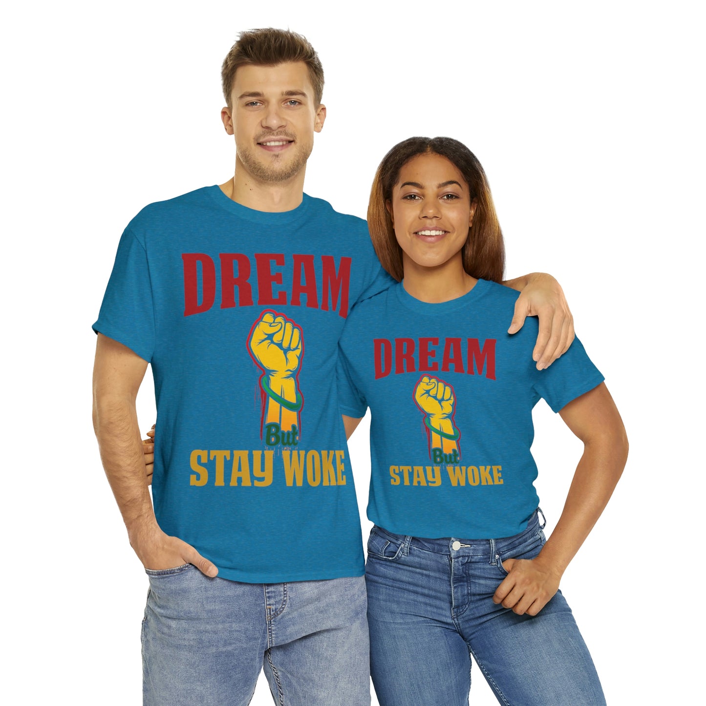 Dream/Woke Unisex Heavy Cotton Tee